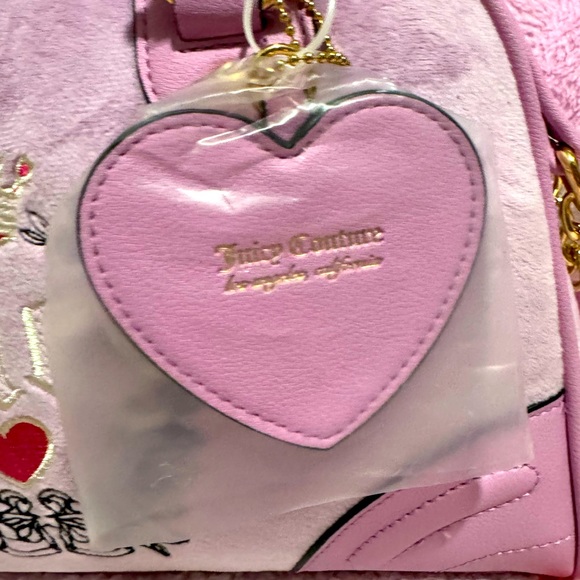 Juicy Couture Fondant Pink Heritage Bowler Bag NWT - Picture 3 of 5